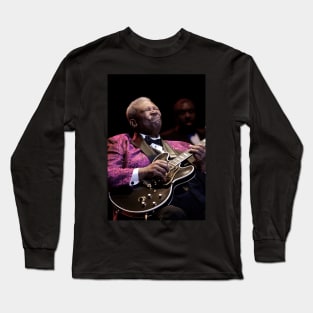 B B King Photograph Long Sleeve T-Shirt